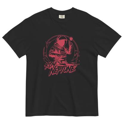 Roy Neptune Astronaut Logo Red Invert
