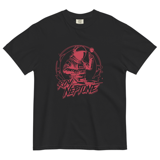 Roy Neptune Astronaut Logo Red Invert