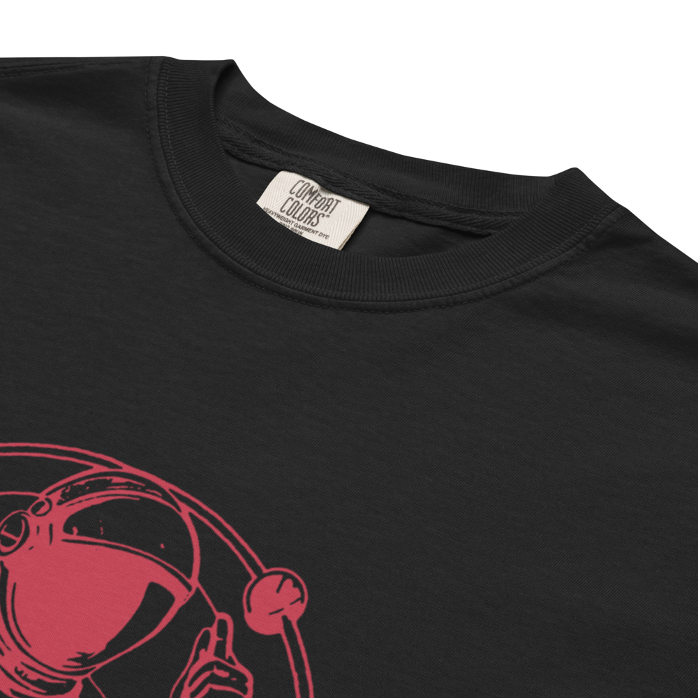 Roy Neptune Astronaut Logo Red Invert
